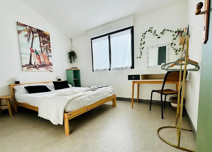 Apartamento Maison Familiale Avec Vue Sur L'océan Entre Et Forêt